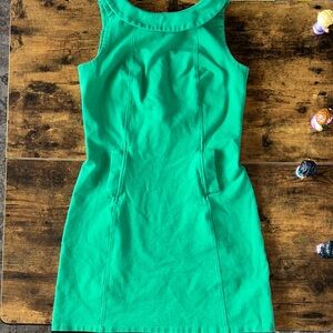 Boden Vibrant Green Sleeveless Mini Dress
